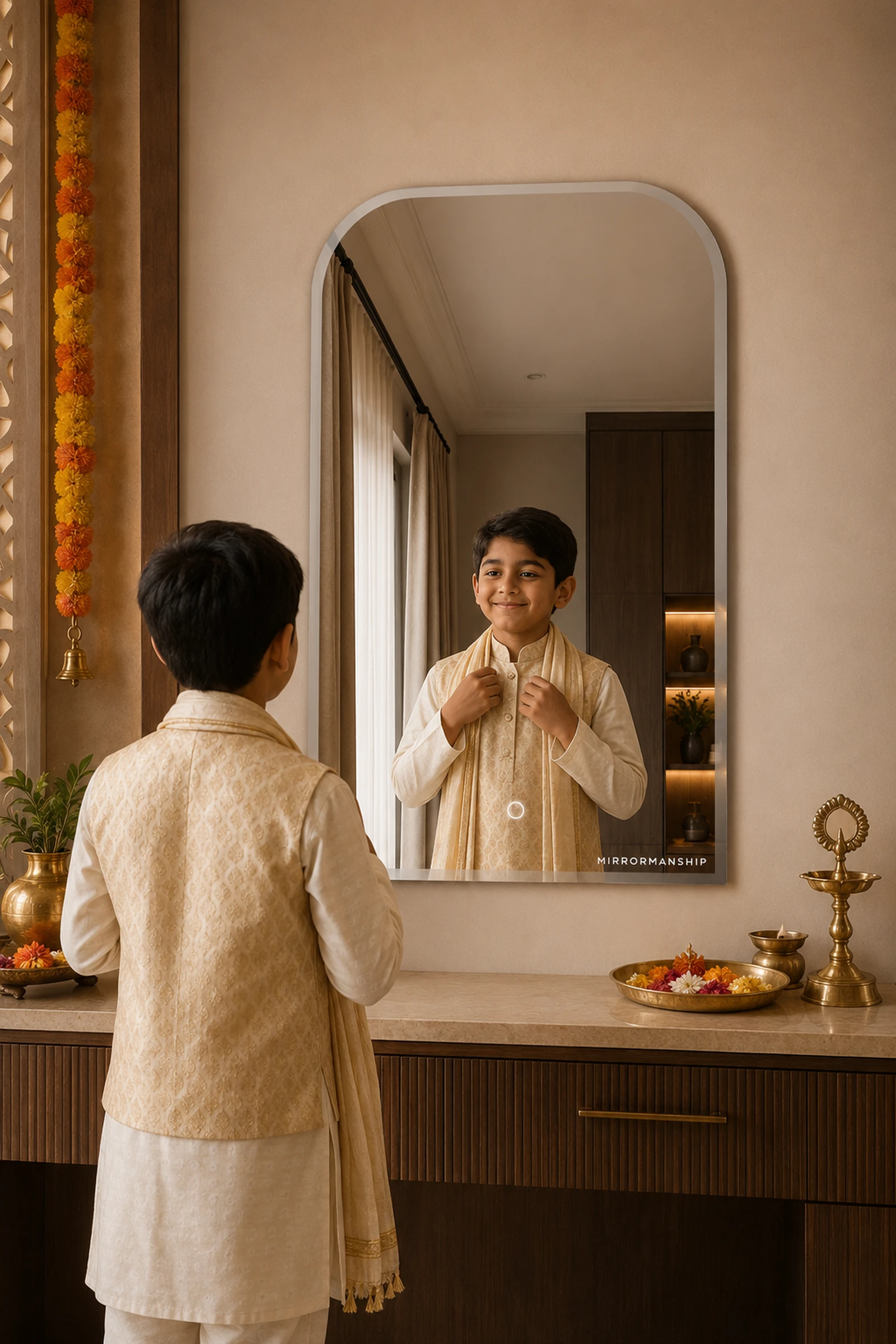 Puja preparation · Lights OFF