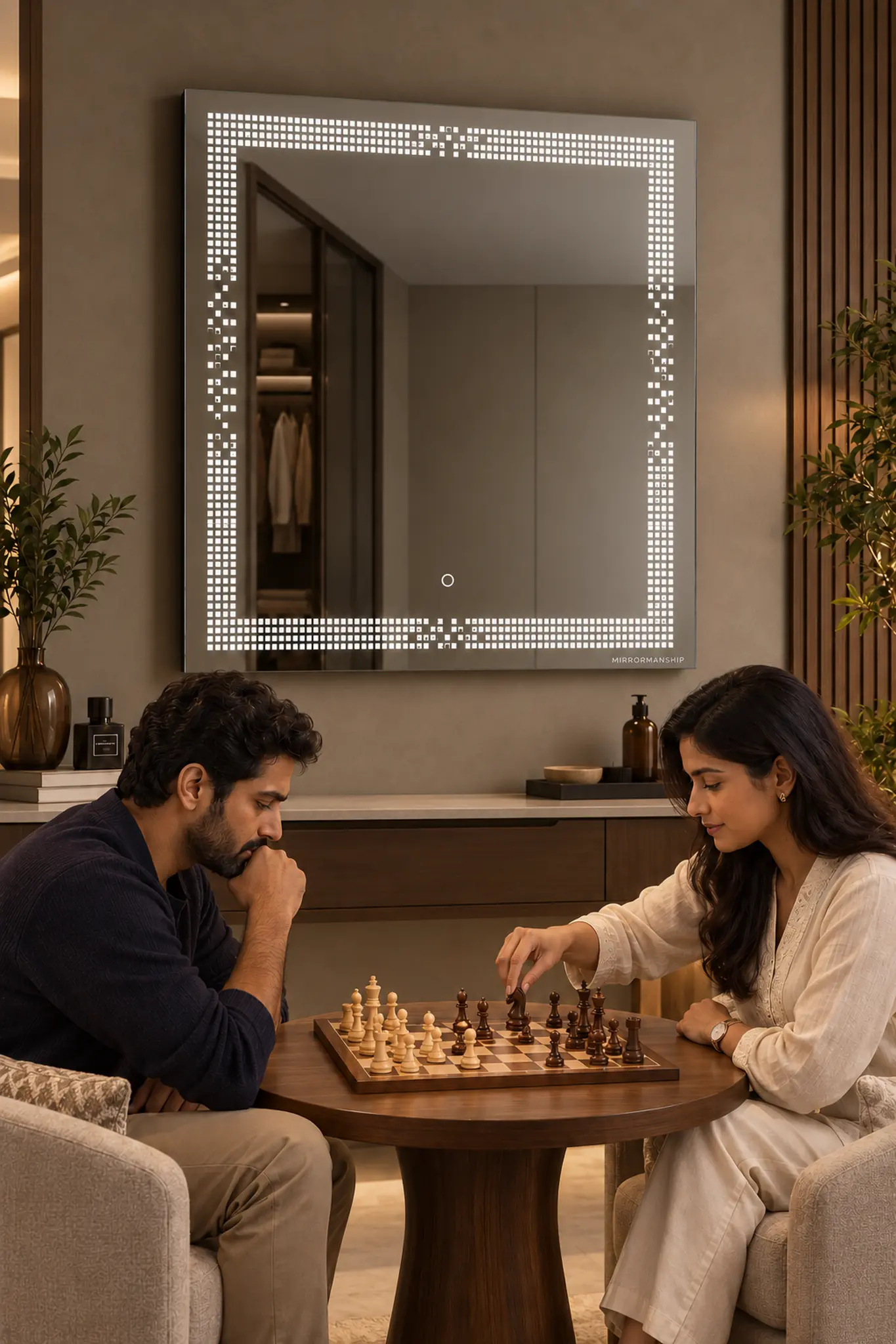 Chess-hall lifestyle · Cool / White