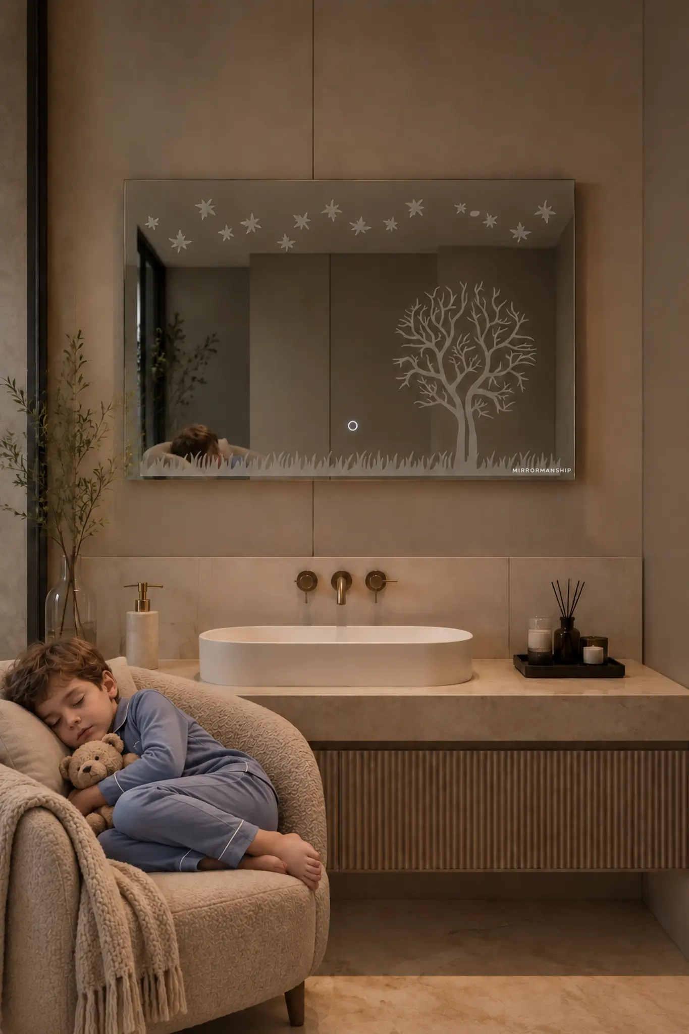 Bedroom lifestyle · Lights OFF